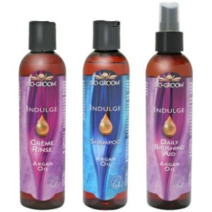 Indulge™ Sulfate-Free Argan Oil Dog Shampoo, Conditioner & Conditioner Spray